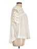 Neiman Marcus 100% Cotton Ivory Short Sleeve Blouse Size L - photo 4