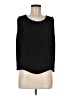 J by Joie 100% Polyester Black Sleeveless Blouse Size M - photo 1