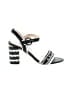 Sam Edelman Houndstooth Black Sandals Size 8 - photo 1