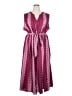 BLOOMCHIC Chevron-herringbone Burgundy Casual Dress Size 28 - photo 1
