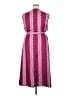 BLOOMCHIC Chevron-herringbone Burgundy Casual Dress Size 28 - photo 2