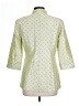 Sara Campbell 100% Silk Ivory Silk Blazer Size 10 - photo 2