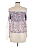 Intermix Pink Long Sleeve Blouse Size M - photo 2
