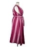 BLOOMCHIC Chevron-herringbone Burgundy Casual Dress Size 28 - photo 4