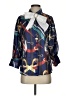 Stylewe Print Blue 3/4 Sleeve Blouse Size S - photo 1