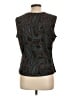 Amanda Smith 100% Polyester Black Sleeveless Blouse Size L - photo 2