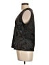 Amanda Smith 100% Polyester Black Sleeveless Blouse Size L - photo 5