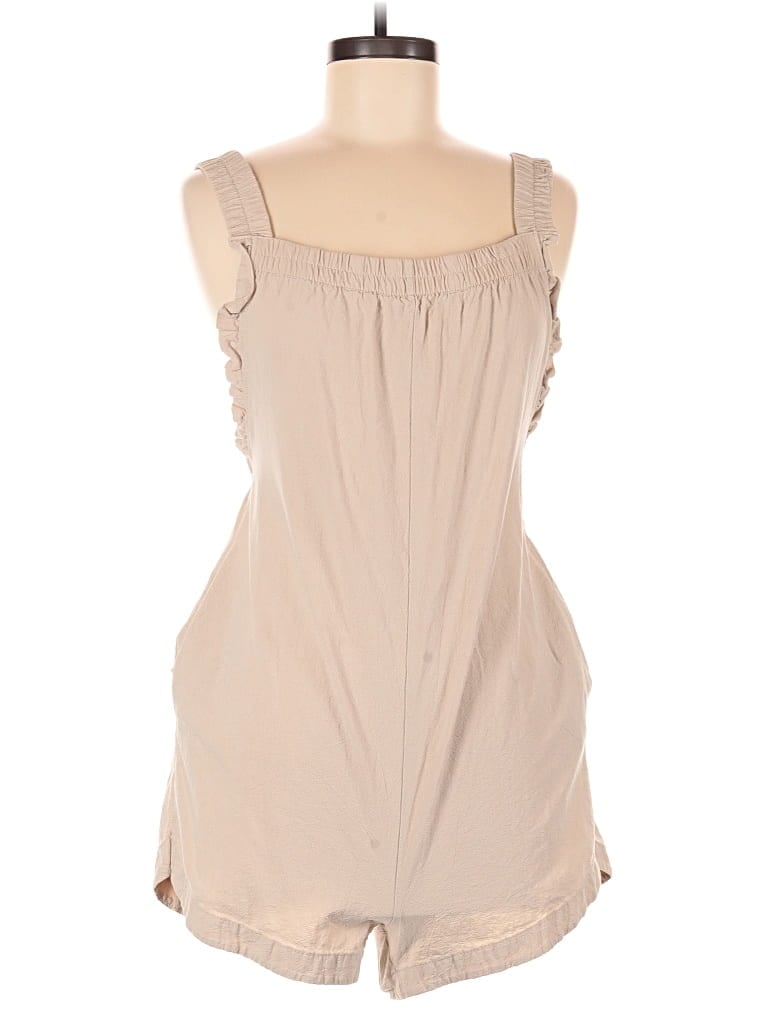 Pre-owned Unbranded Romper In Tan