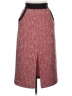 Maje Tweed Red Casual Skirt Size 10 - photo 1