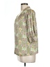 Current Air Floral Green 3/4 Sleeve Blouse Size L - photo 5