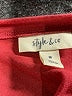 Style&Co Red Sleeveless Blouse Size M - photo 7