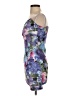 Blanc Floral Purple Cocktail Dress Size S - photo 5