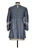 One September 100% Rayon Blue 3/4 Sleeve Blouse Size S - photo 2