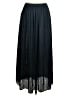 J.Crew 100% Polyester Solid Black Formal Skirt Size S - photo 2
