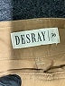 Desray 100% Polyester Solid Yellow Khaki Shorts Size 36 waist - photo 3