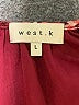 West K 100% Polyester Burgundy Long Sleeve Blouse Size L - photo 7