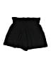 Trendy Queen 100% Rayon Solid Black Shorts Size L - photo 2