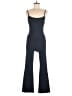 Crz Yoga Solid Black Jumpsuit Size M - photo 1