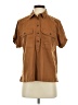 Universal Thread Brown Short Sleeve Button-Down Shirt Size XS - photo 1