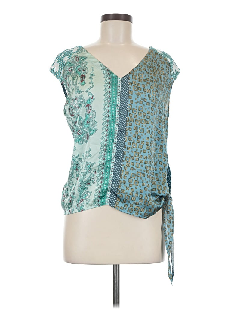 Pre-owned Tiny Sleeveless Blouse In Teal