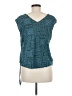 Tiny 100% Polyester Teal Sleeveless Blouse Size M - photo 2