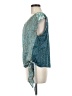 Tiny 100% Polyester Teal Sleeveless Blouse Size M - photo 5