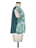 Tiny 100% Polyester Teal Sleeveless Blouse Size M - photo 4