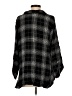 Ruby Rd. Plaid Black Long Sleeve Blouse Size L (petite) - photo 2