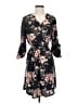 41Hawthorn 100% Polyester Floral Black Casual Dress Size M - photo 1