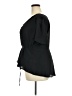 Zenobia Black Short Sleeve Blouse Size 3X - photo 5