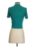 Babaton Teal Short Sleeve Turtleneck Size S - photo 2