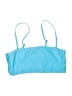 Unbranded Solid Blue Swimsuit Top Size L - photo 1