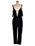 Topshop 100% Polyester Solid Black Jumpsuit Size 8 - photo 2
