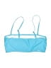Unbranded Solid Blue Swimsuit Top Size L - photo 2