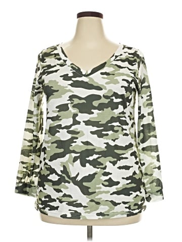 Unbranded 3/4 Sleeve T-Shirt (view 1)