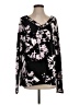 Athleta Floral Black Pullover Sweater Size S - photo 1
