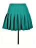 Pebble Beach 100% Polyester Solid Teal Formal Skirt Size 16 - photo 2