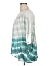 Tribal Jeans 100% Polyester Tie-dye Teal 3/4 Sleeve Blouse Size XL - photo 5