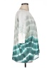 Tribal Jeans 100% Polyester Tie-dye Teal 3/4 Sleeve Blouse Size XL - photo 4