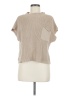 Unbranded 100% Rayon Tan Short Sleeve Top Size M - photo 1