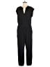Lou & Grey Solid Black Jumpsuit Size L - photo 1