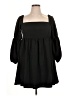EXLURA Solid Black Casual Dress Size XL - photo 1