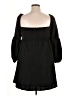 EXLURA Solid Black Casual Dress Size XL - photo 2