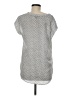 Hilary Radley 100% Polyester Gray Short Sleeve Blouse Size M - photo 2