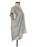 Hilary Radley 100% Polyester Gray Short Sleeve Blouse Size M - photo 4