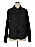 Flex Solid Black Long Sleeve Button-Down Shirt Size XL - photo 1