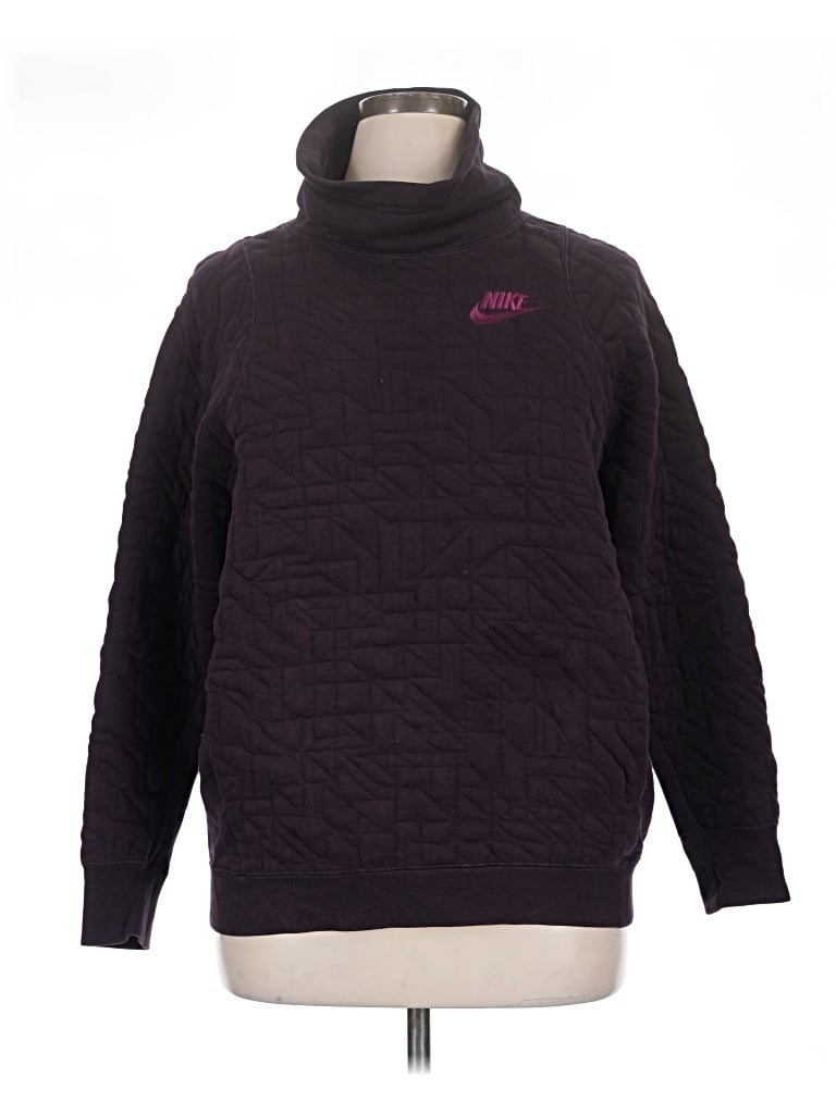 Pre-owned Nike Turtleneck Sweater In Purple