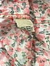 L.L.Bean 100% Cotton Floral Pink Long Sleeve Button-Down Shirt Size L - photo 8