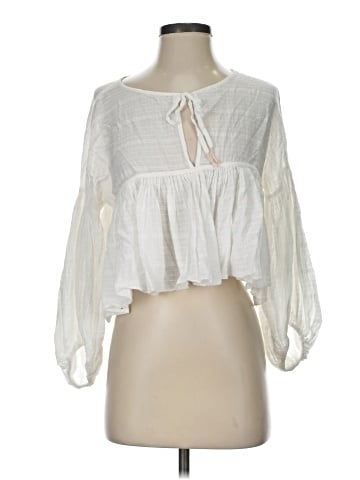 Free People 3/4 Sleeve Blouse (view 1)