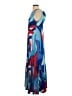Susan Graver Graphic Blue Casual Dress Size S (petite) - photo 5